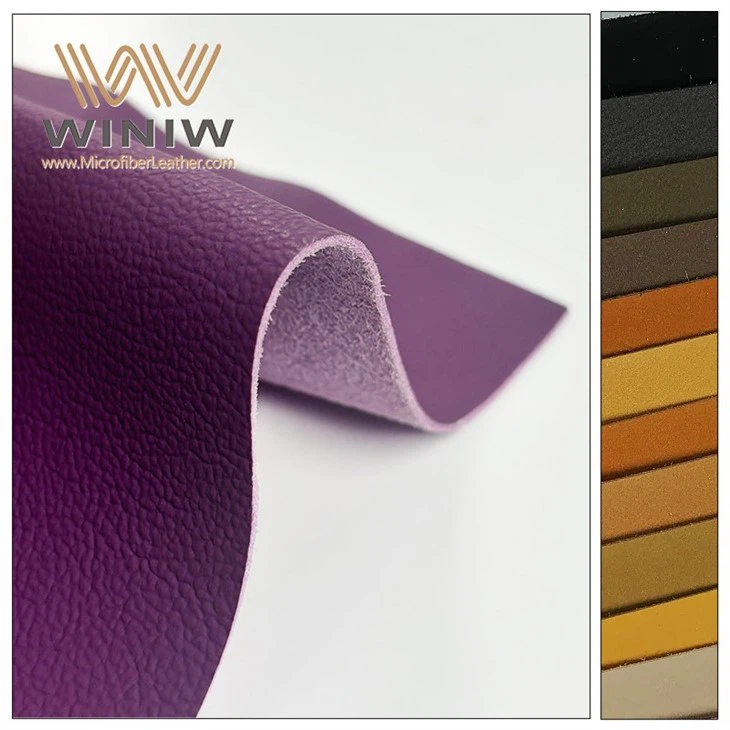 0.4mm Lightweight Holiday Making Gift Box Microfiber Pu Vegan Leather Fabric