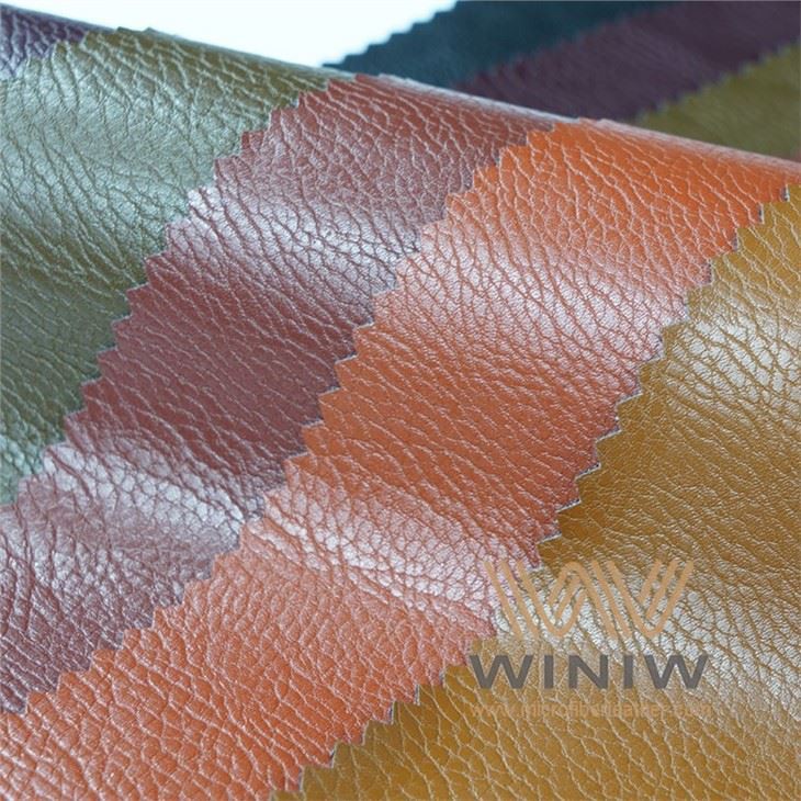 Breathablity Pu Faux Leather Fabric For Garments