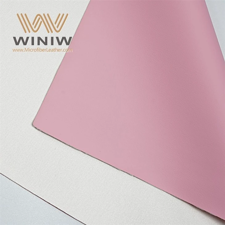 High Softness Artificial PU Leather Fabric For Leather Labels Making