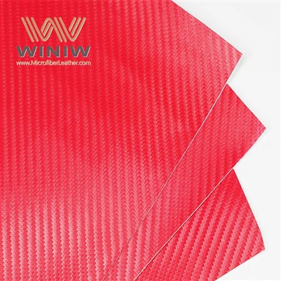Cuir de microfibra artificial PU Fibra de carboni per a guants d'hoquei