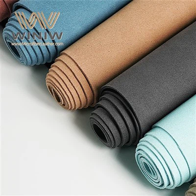 Material de PU d'ultra camussa Microfibra Tela de sofà nubuck de camussa